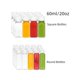 thumbnail image 4 of 12pcs 2 Oz Small Plastic Bottles For Liquids - Ginger Shot With Caps, Wellness Juice Freezer Safe, Leak Proof, Plastic Smoothie Bottles Ideal For Jui, 4 of 5
