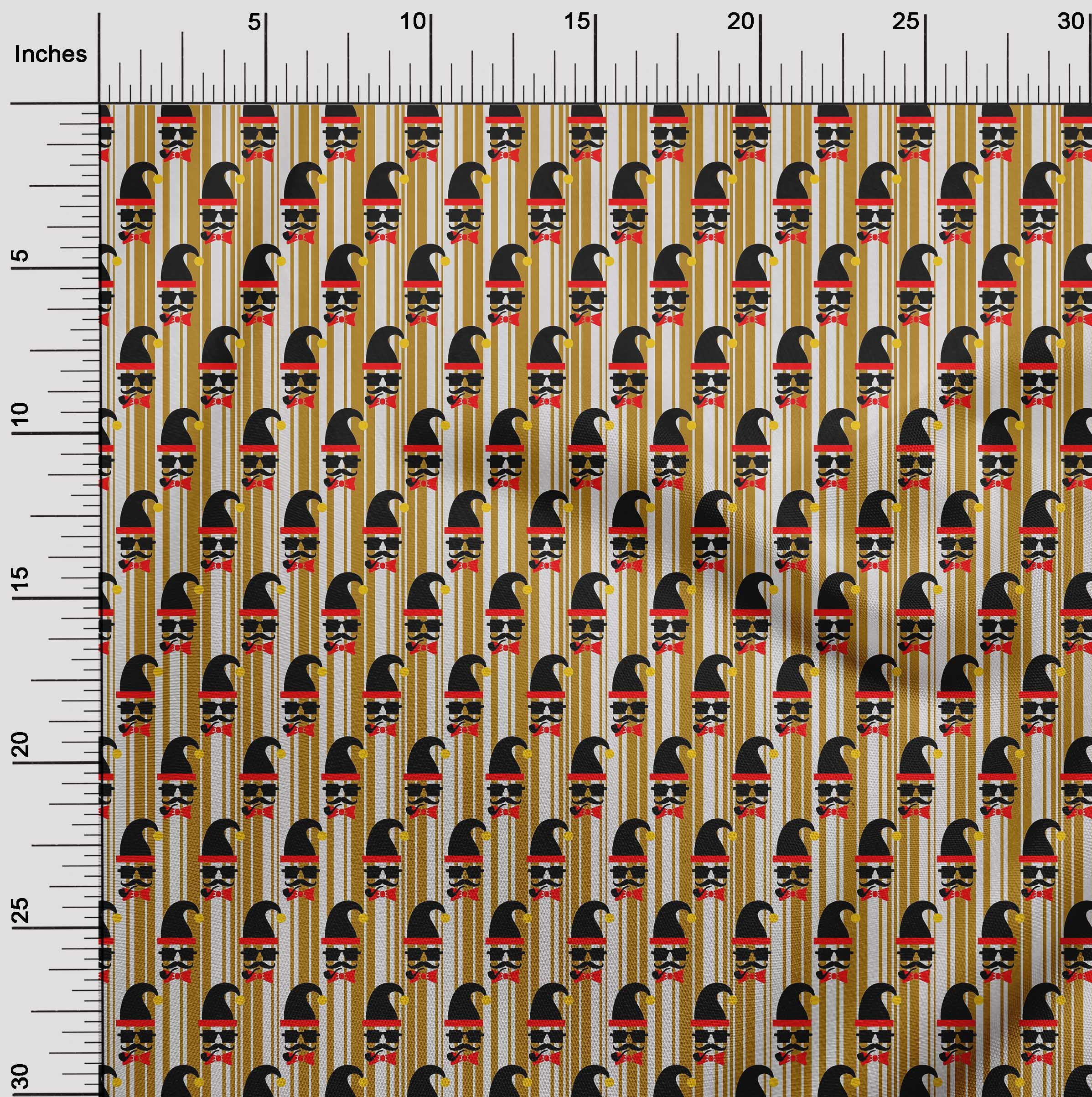 oneOone Cotton Jersey Dark Mustard Fabric Christmas Sewing Fabric By The Yard Printed Diy Clothing Sewing Supplies 58 Inch Wide