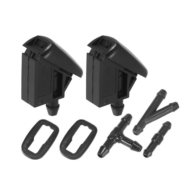 Motoforti Kit de boquilla limpiaparabrisas BM51-17666-AB para Ford Focus con 3 conectores de manguera 1 juego