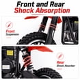 thumbnail image 4 of Aoemoe dirt bicycles, 39cc gas power motorcycle, 45×24×16in , 4-Stroke, dirt bicycles for kid 8 14, Red, 4 of 9