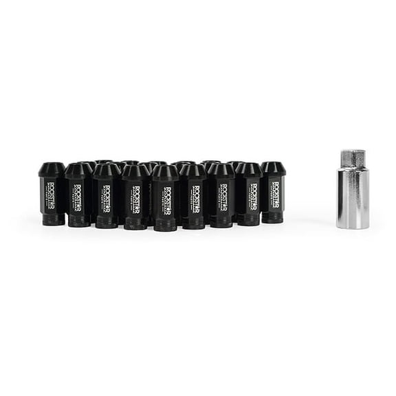 Mishimoto MMLG-125-LOCKRKST Rockstar Aluminum Locking Lug Nuts, M12 x 1.25, Black