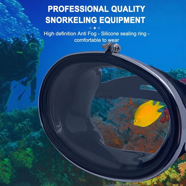 Juego De Snorkel Con Máscara Facial Snorkeling Anti Fugas Mascarilla facial completa Snorkel Set Scuba Free Wide View Anti-vaho