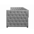 thumbnail image 4 of Home Design Solace Twin Daybed – Light Gray Upholstered Frame with Storage-Ready Design, 4 of 7