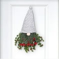 thumbnail image 6 of Gnome Christmas Wreaths for Front Door Pine Needle Wreath with Red Berries Santa Christmas Swag Wreath for Window Wall Indoor Outdoor Home Xmas Decor, 6 of 9