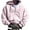 Pink1758/A, variant on oqasdz Solid Color Mens Zip Up Hoodie Long Sleeve Full Zip Hooded Sweatshirt Pullover With Pockets Tops Holiday Male Dailywear