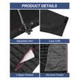 thumbnail image 5 of Little Donkey Andy Women's Lightweight Insulated Hybrid Jacket for Hiking Running Ski Warm Black S, 5 of 7