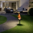 thumbnail image 5 of Solar Garden Decor Statue Little Old Man Outdoor Light with Solar LED Lights Ball - Yard, Patio, Balcony, Lawn Decoration - Unique Housewarming Gifts for Mom, Women, Grandma, Wife - Christmas, 5 of 6