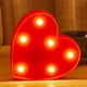 thumbnail image 4 of Luces de Marquesina Bearachild con luz de corazón rosa para bodas y fiestas de Cumpleaños, 4 of 6