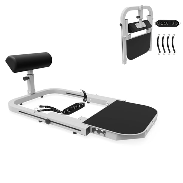 Banco de Hip Thrust Ajustable – Alta Resistencia – Altura Regulable – Cadera y Piernas – Blanco