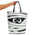 thumbnail image 4 of 12 Pack Large Mummy Halloween Tote Bags for Kids, Reusable Trick or Treat Bags (15 x 16 In), 4 of 9