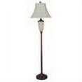 thumbnail image 2 of Ore International 8332FG 64 in. Floor Lamp with Night Light - Antique Brass and Frosted Glass, 2 of 2