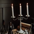 thumbnail image 5 of Candelabro Portavelas Antiguo Vintage Mesa De Comedor Metal Vogacara HA024721-01, 5 of 5