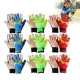 thumbnail image 2 of WUSUOWEI 1Pair Soccer Goalkeeper Gloves,Football Goalkeeper Gloves,Non Slip Grip,Embossed Design,Double Wrist Support Design,Finger Protection,Field Player Glove for Football Players, 2 of 5