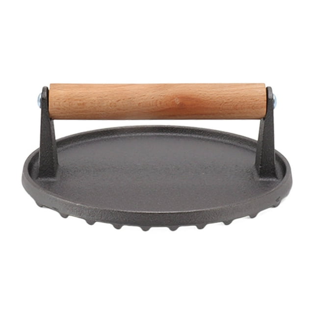 Oubit Presse à Bacon, Presse à Griller en Fonte Presse à Viande Technologie Avancée