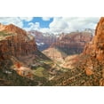 thumbnail image 2 of Zion National Park, Utah - Aerial View - Photography A-91632 (24x36 Giclee Gallery Print, Wall Decor Travel Poster), 2 of 3