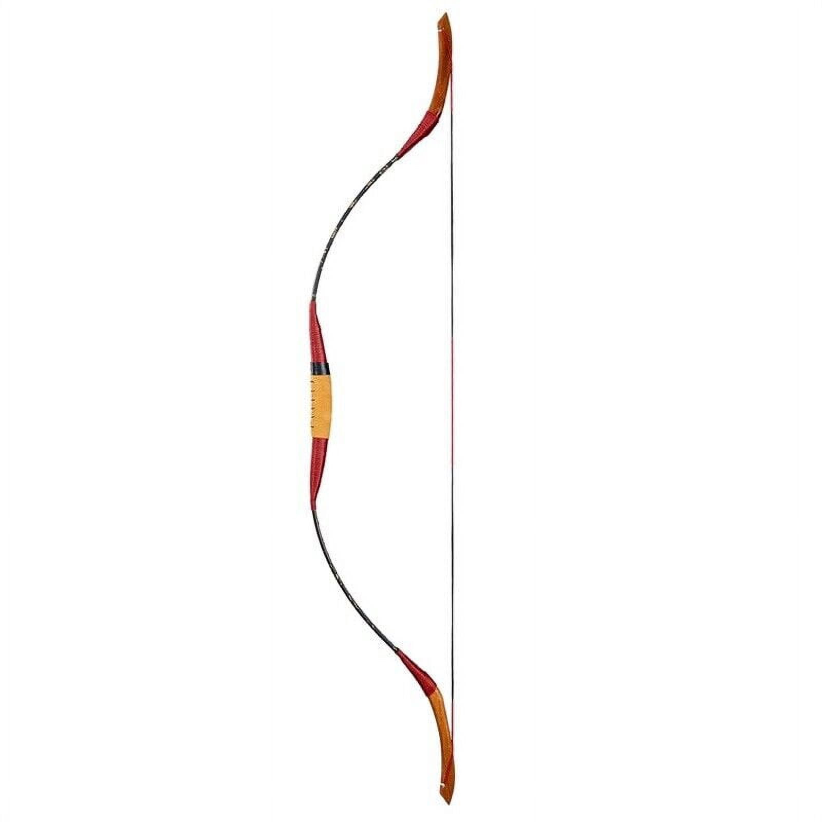 AMEYXGS Traditional Archery Recurve Bow Longbow Horsebow & Arm guard & Carbon Arrows