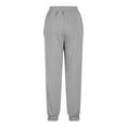 thumbnail image 4 of Women's 2 Piece Sweatsuits Full Zip Sweatshirts Workout Pants Plus Size Lounge Sets Tracksuits Fall Outfits Sizes S-5XL Gray 5XL, 4 of 8