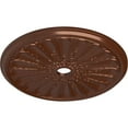 thumbnail image 3 of 31 1/2"OD x 3 5/8"ID x 1 1/2"P Kirke Ceiling Medallion (Fits Canopies up to 3 5/8"), Hand-Painted Copper Penny, 3 of 6