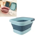 thumbnail image 3 of Pies de Lavabo, Bañera Plegable Para Pies, Cubo de Silicona para Baño de Pies Con Punto de Acupuntura de Masaje, Bañera Portátil para Remojo de Pies Para El Hogar, Camping, Camping,, 3 of 7