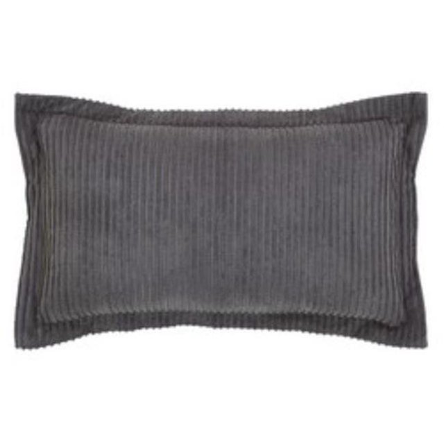 Jullian Cotton Pillow Sham, Gray - King Size
