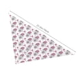 thumbnail image 3 of Naloa Cute Poodle Dog Dog Bandanas 1PC Washable Triangle Dog Scarfs Premium Durable Fabric, for Small Medium Large Dogs and Cats, 3 of 6