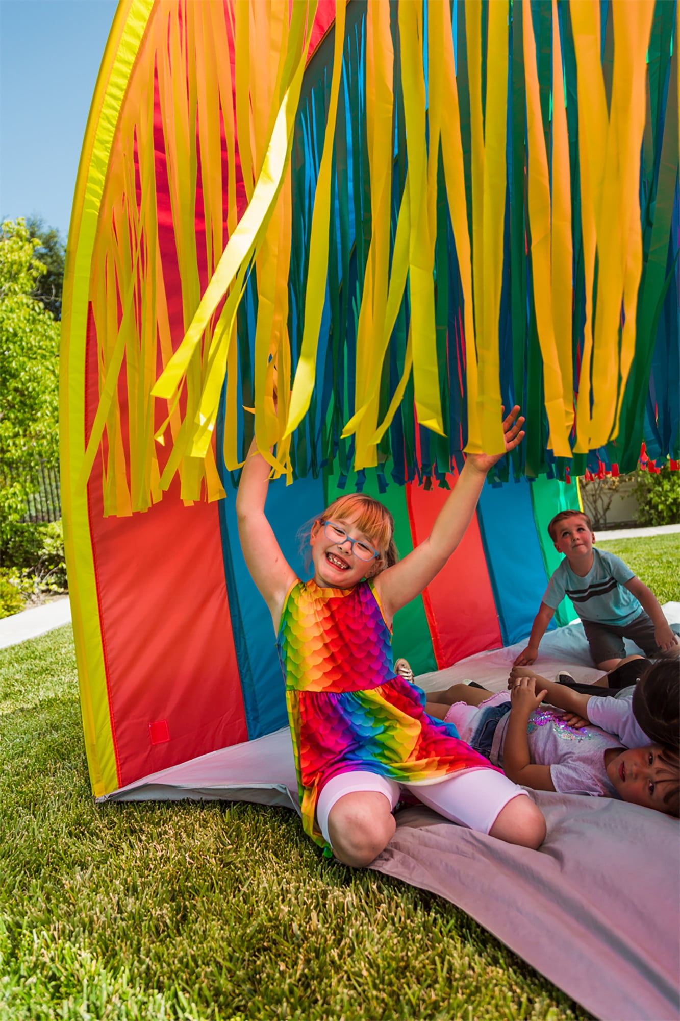 Pacific Play Tents Kids Tickle Me 9.5-Foot Giant Institutional Crawl Tunnel Polyester, Child