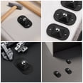 thumbnail image 3 of FENGGUIQU 12Ud Rodillos Adhesivos Negros Para Muebles Y Electrodomésticos Con De Rotación 360, 3 of 8