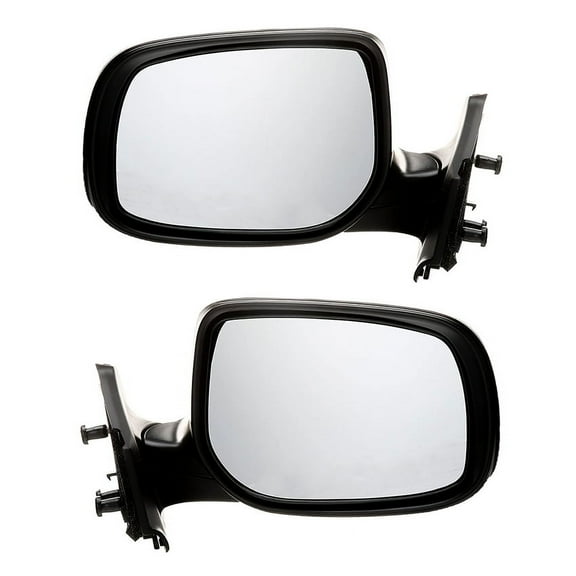 New Pair Of Door Mirrors Compatible With Toyota Yaris Hatchback 2007 2008 2009 2010 2011 2012 2013 2014 By Part Numbers TO1321278 8794052650 8791052670