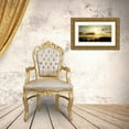 thumbnail image 3 of ODell, Debbie 18x11 Gold Ornate Wood Framed with Double Matting Museum Art Print Titled - Sunset Over Water, 3 of 4