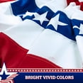 thumbnail image 7 of G128 -4th of July décor 1.5x3 ft, 1 Pack American Fan Flags for Outdoor Patriotic Decoration Bunting, 7 of 7