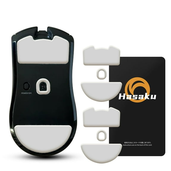 HASAKU ICE Version Mouse Feet Mouse Skates for Viper V3 Pro Wireless Gaming Mouse, 2Sets