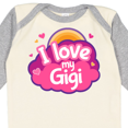 thumbnail image 4 of Inktastic I Love My Gigi Grandma Grandchild Girls Long Sleeve Baby Bodysuit, 4 of 5
