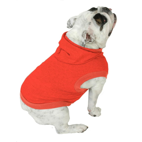 English Bulldog BIGGER THAN BEEFY Hoodie T-Shirt - Fits 56 to 80 Pound Dog - Available in 6 Colors!