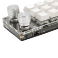 thumbnail image 3 of Mini teclado 12 teclas 2 perillas Conexión USB o BT Interruptor azul Teclado programable Plug and Play para videojuegos Office Media, 3 of 8