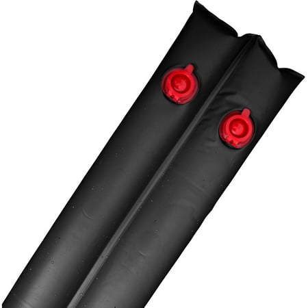 Robelle 8-foot Double-chamber Winter Water Tubes for Swimming Pool Covers Black 16 Gauge 6 Pack