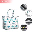 thumbnail image 2 of LightBlue Dinosaurs Eggs Pattern Travel Tote Bags for Women Carry On,Large Weekender Bags for Women Travel,Multi Functional Duffle Bag for Work,Shopping,Sports, 2 of 5
