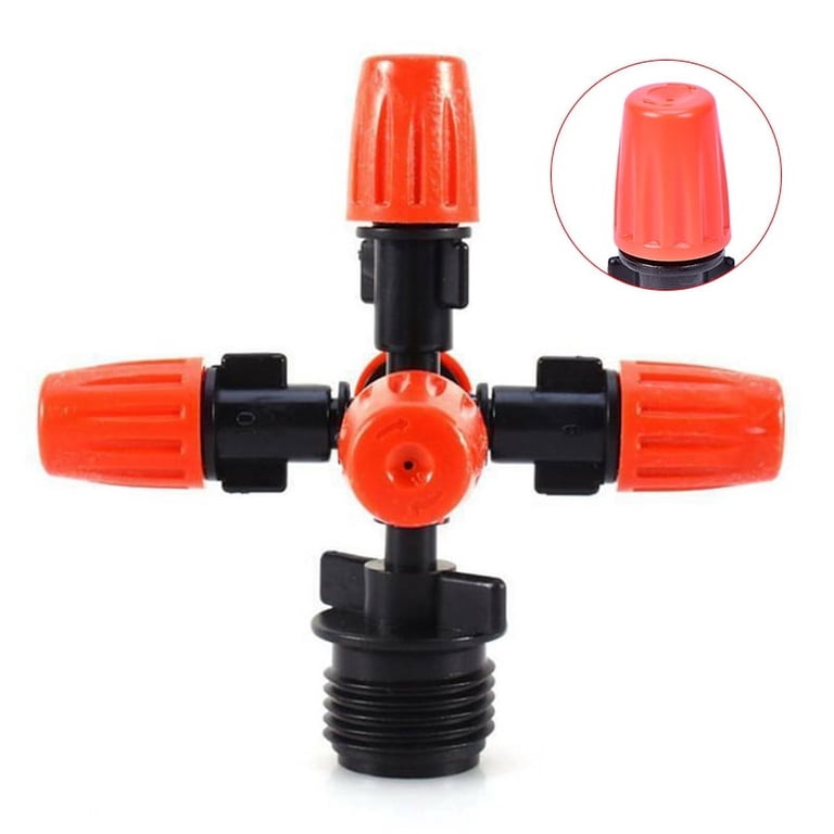 LAVA 21-Piece Irrigation Misting Nozzle Set - Outdoor Cooling Water Mist Fog Spray System For Garden, Patio