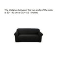 thumbnail image 2 of Clearance! EQWLJWE 100% Waterproof Couch Cover, Dual Waterproof Sofa Cover, Stretch Jacquard Sofa Slipcover, Leakproof Furniture Protector for Kids, Pets, Dog and Cat (Sofa, Black), 2 of 8