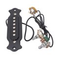thumbnail image 1 of Guitare Acoustique Pickup, Pré-Câblée Attrape Précise Ensemble de Pickup Guitare avec Timbre Chaud Mini avec Boutons de Volume pour Performance, 1 of 8
