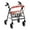 Christmas Snowman, variant on HELLHERO Christmas Snowman Back Rest Covers Breathable Walker Seat Covers & Fits Rollators for Unisex Indoor Outdoor for Elderly