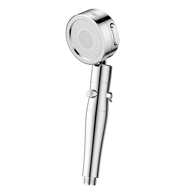 Cabezal de ducha de mano de alta presión con filtros, cabezal de ducha filtrado para bañarse Plata