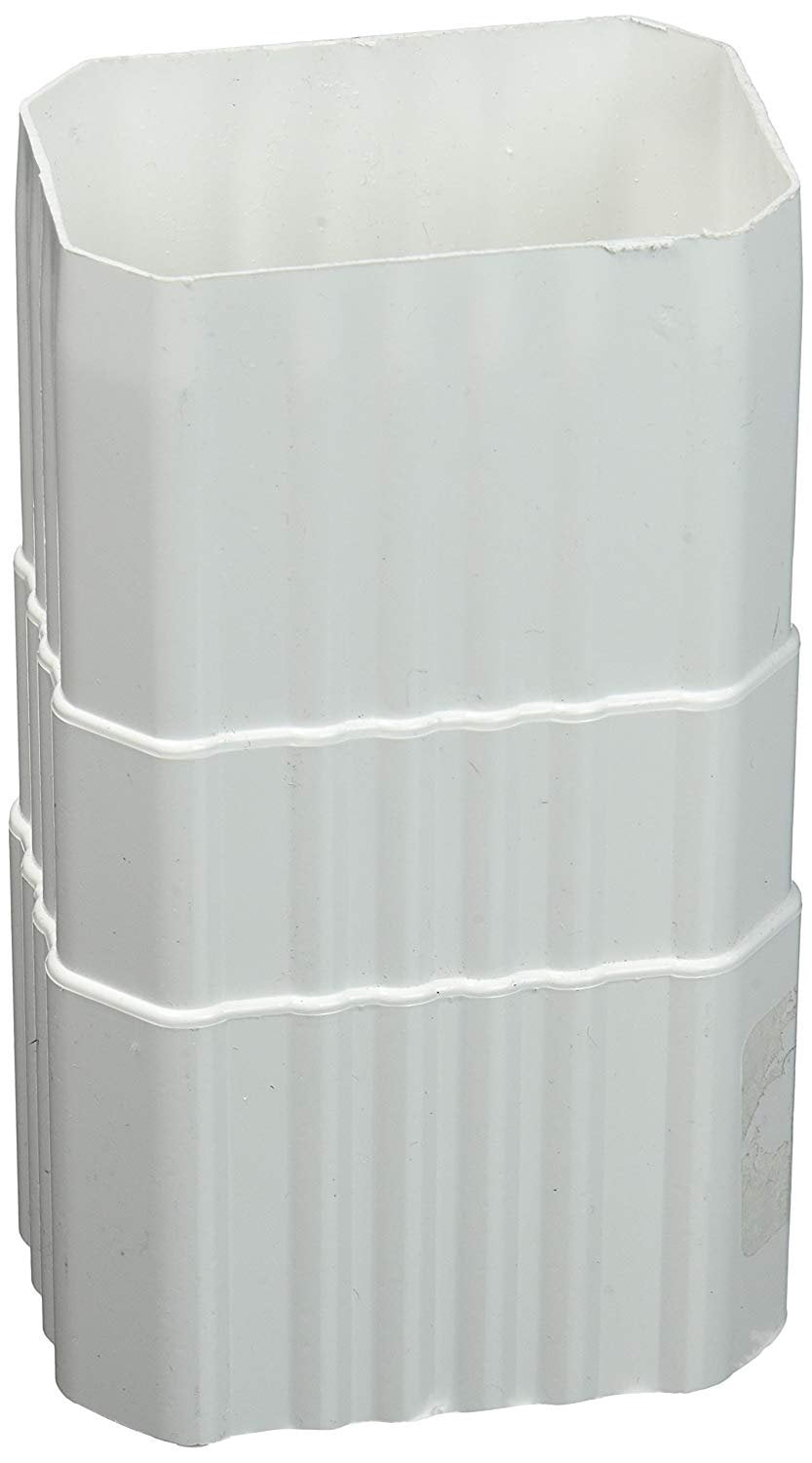 Genova AW203 Downspout Coupler, White