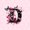 Pink D, variant on Erosebridal Floral Monogrammed H Twin Quilt Set, Pink Damask Twin Coverlet Set, 2-Piece