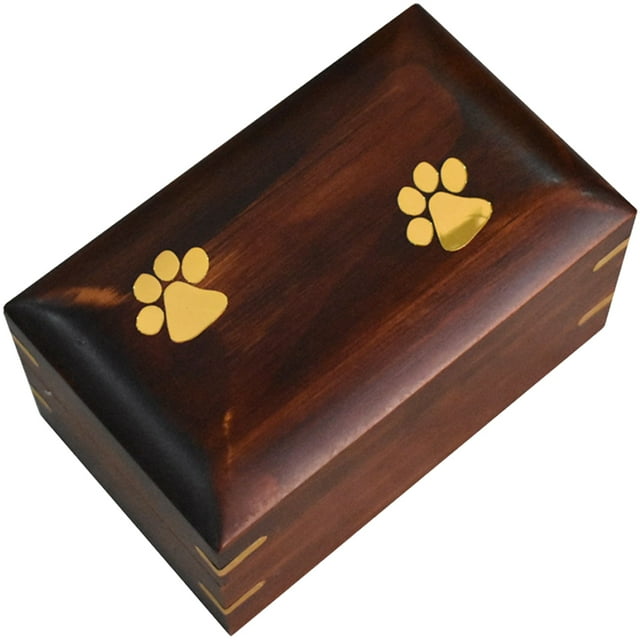 Urna de madera para mascotas, urna para cenizas de perros o gatos, recuerdo conmemorativo para dueños de mascotas