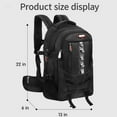 thumbnail image 5 of Travel Backpack for Men and Women Water Resistant Multi-Pocket Backpack with Chest Straps for Daily Commute, Climbing, Hiking & Short Trips, Black, 8603, 5 of 6