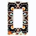 thumbnail image 5 of Metal Light Switch Plate Cover Colorful Flower Mandala Tile Pattern MDL019, 5 of 13