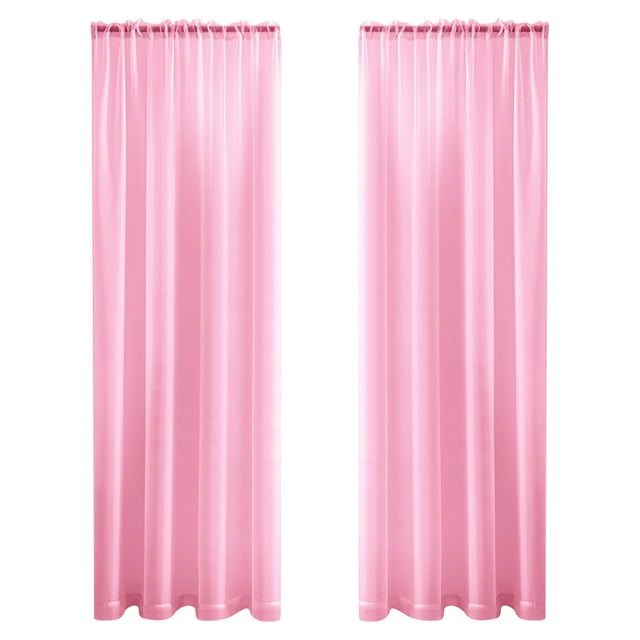 uhnmki Rideaux Transparents Blancs Élégants Rideaux Transparents Adaptés à la Décoration de Salons, Chambres et Fenêtres Modernes
