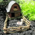 thumbnail image 4 of Miniature Llama Fairy Garden Figurine Alpaca Dollhouse Ornament Outdoor Decor Accessory, 4 of 5