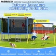 thumbnail image 3 of Mersco 10FT Heavy Duty Trampoline with Enclosure Net , Swing Set Outdoor Big Trampoline for Backyard,Kids Trampoline with Basketball Hoop,Birthday and Holiday Gifts for Kids,Blue, 3 of 12