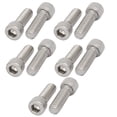 thumbnail image 1 of tornillos  de 1/4-20 x 3/4 rosca completa de acero inoxidable 304 10pcs, 1 of 3